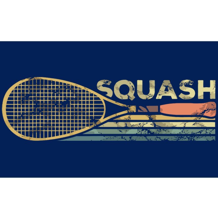 Squash Racket Vintage Squash Lover Funny Sports Enthusiast Bumper Sticker