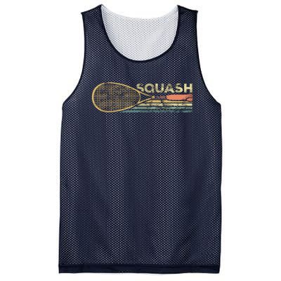 Squash Racket Vintage Squash Lover Funny Sports Enthusiast Mesh Reversible Basketball Jersey Tank