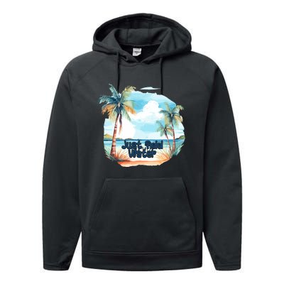 Summer Retro Vintage Style Performance Fleece Hoodie