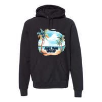 Summer Retro Vintage Style Premium Hoodie