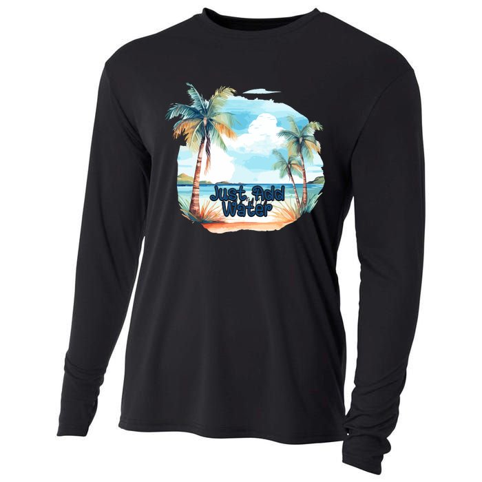 Summer Retro Vintage Style Cooling Performance Long Sleeve Crew