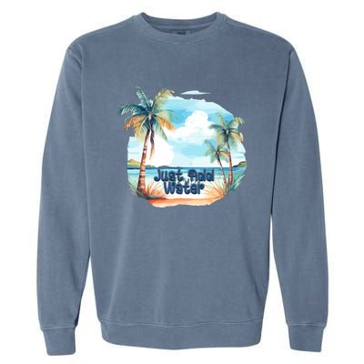 Summer Retro Vintage Style Garment-Dyed Sweatshirt