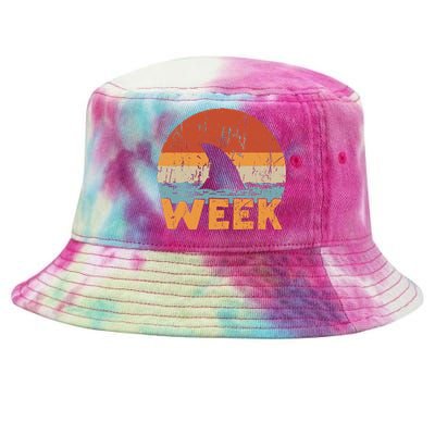 Shark Retro Vintage Kings Ocean Summer Week 2024 Tie-Dyed Bucket Hat