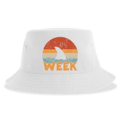 Shark Retro Vintage Kings Ocean Summer Week 2024 Sustainable Bucket Hat