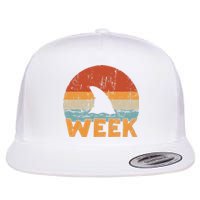 Shark Retro Vintage Kings Ocean Summer Week 2024 Flat Bill Trucker Hat