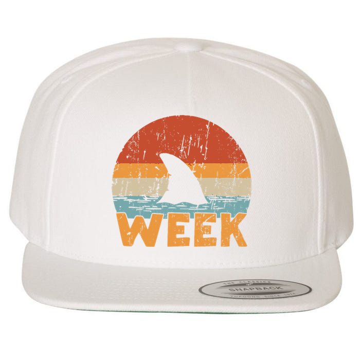 Shark Retro Vintage Kings Ocean Summer Week 2024 Wool Snapback Cap