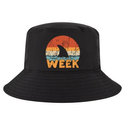 Shark Retro Vintage Kings Ocean Women Summer Week 2024 Cool Comfort Performance Bucket Hat