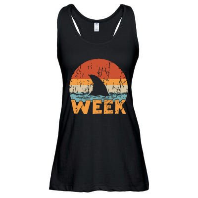 Shark Retro Vintage Kings Ocean Women Summer Week 2024 Ladies Essential Flowy Tank