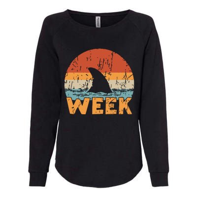 Shark Retro Vintage Kings Ocean Women Summer Week 2024 Womens California Wash Sweatshirt