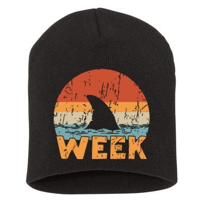 Shark Retro Vintage Kings Ocean Women Summer Week 2024 Short Acrylic Beanie