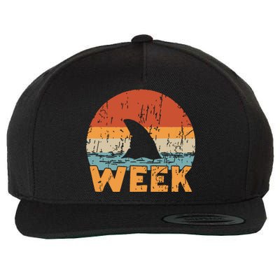 Shark Retro Vintage Kings Ocean Women Summer Week 2024 Wool Snapback Cap