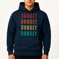 Sunset Retro Vintage Summer Hoodie