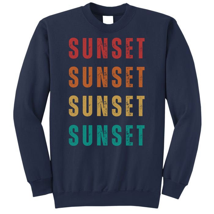 Sunset Retro Vintage Summer Sweatshirt