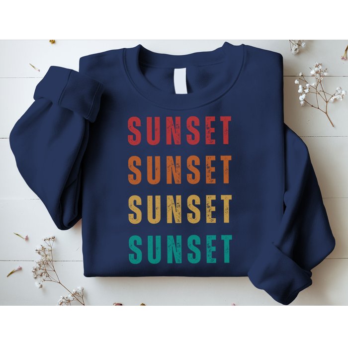 Sunset Retro Vintage Summer Sweatshirt