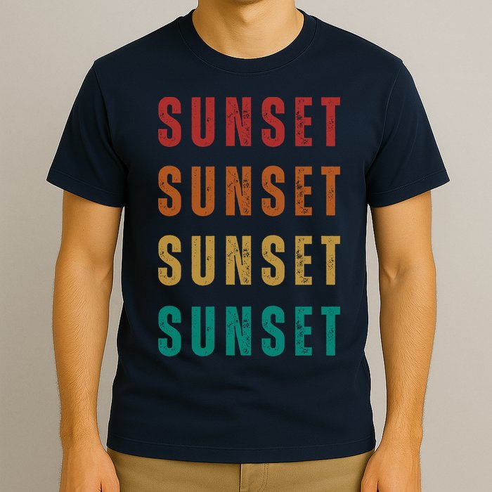 Sunset Retro Vintage Summer T-Shirt