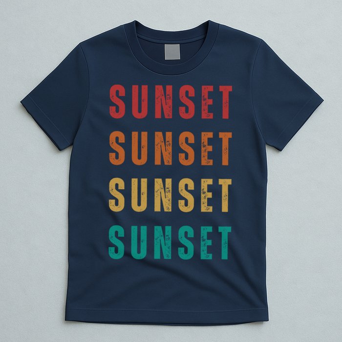 Sunset Retro Vintage Summer T-Shirt