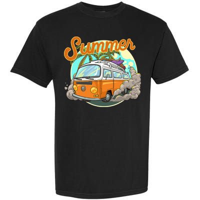 Summer Retro Van Tropical Garment-Dyed Heavyweight T-Shirt