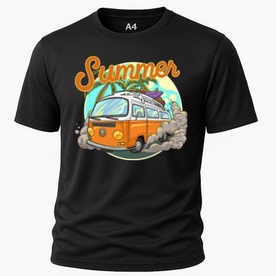 Summer Retro Van Tropical Performance Shirt