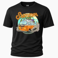 Summer Retro Van Tropical Performance Shirt