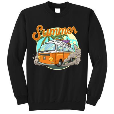 Summer Retro Van Tropical Sweatshirt