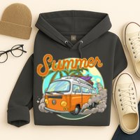 Summer Retro Van Tropical Hoodie