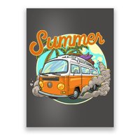 Summer Retro Van Tropical Poster
