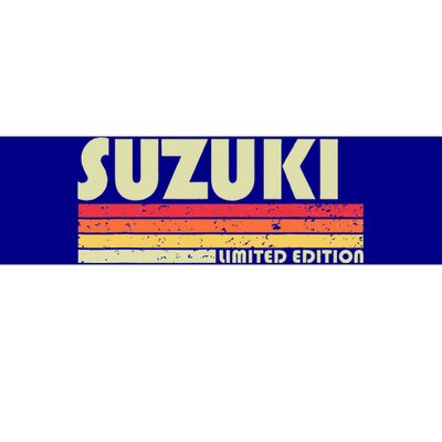 Suzuki Retro Vintage Japanese name  Bumper Sticker