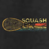Squash Racket Vintage Squash Lover Funny Sports Enthusiast 7 Panel Mesh Trucker Snapback Hat