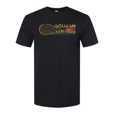 Squash Racket Vintage Squash Lover Funny Sports Enthusiast Softstyle CVC T-Shirt