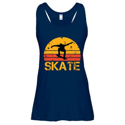 Skateboarder Retro Vintage Skateboarding Ladies Essential Flowy Tank