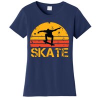 Skateboarder Retro Vintage Skateboarding Women's T-Shirt