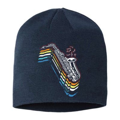 Saxophone Retro Vintage Sustainable Beanie