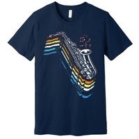 Saxophone Retro Vintage Premium T-Shirt