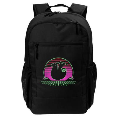 Sloth Retro Vintage 70s Sloths Lazy Hiking Running Team Funny Backpack