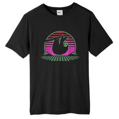 Sloth Retro Vintage 70s Sloths Lazy Hiking Running Team Funny Tall Fusion ChromaSoft Performance T-Shirt