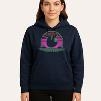 Sloth Retro Vintage 70s Sloths Lazy Hiking Running Team Funny Hoodie