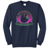 Sloth Retro Vintage 70s Sloths Lazy Hiking Running Team Funny Sweatshirt