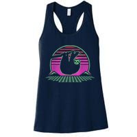Sloth Retro Vintage 70s Sloths Lazy Hiking Running Team Funny Womens Tank Top