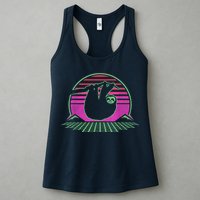 Sloth Retro Vintage 70s Sloths Lazy Hiking Running Team Funny Womens Tank Top