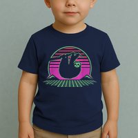 Sloth Retro Vintage 70s Sloths Lazy Hiking Running Team Funny Toddler T-Shirt