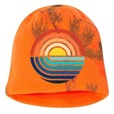 Sunset Retro Waves Kati - Camo Knit Beanie