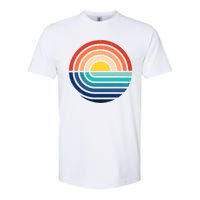 Sunset Retro Waves Softstyle® CVC T-Shirt