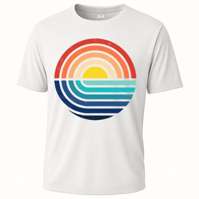 Sunset Retro Waves Performance Shirt
