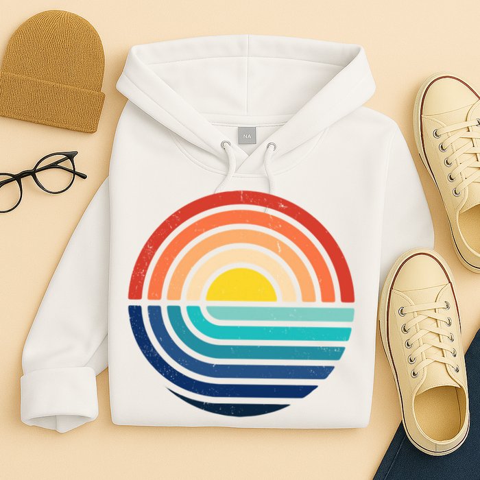 Sunset Retro Waves Hoodie