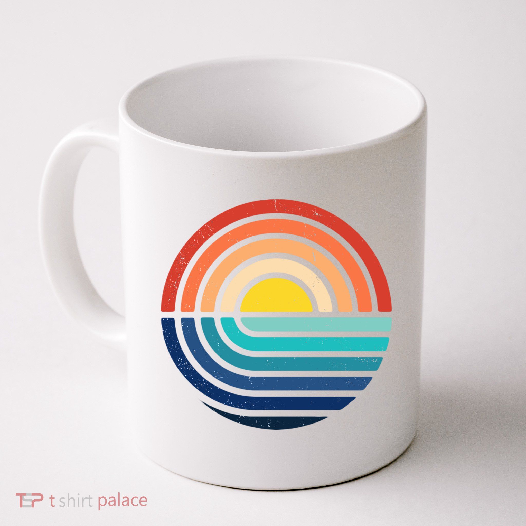 Sunset Retro Waves Mug