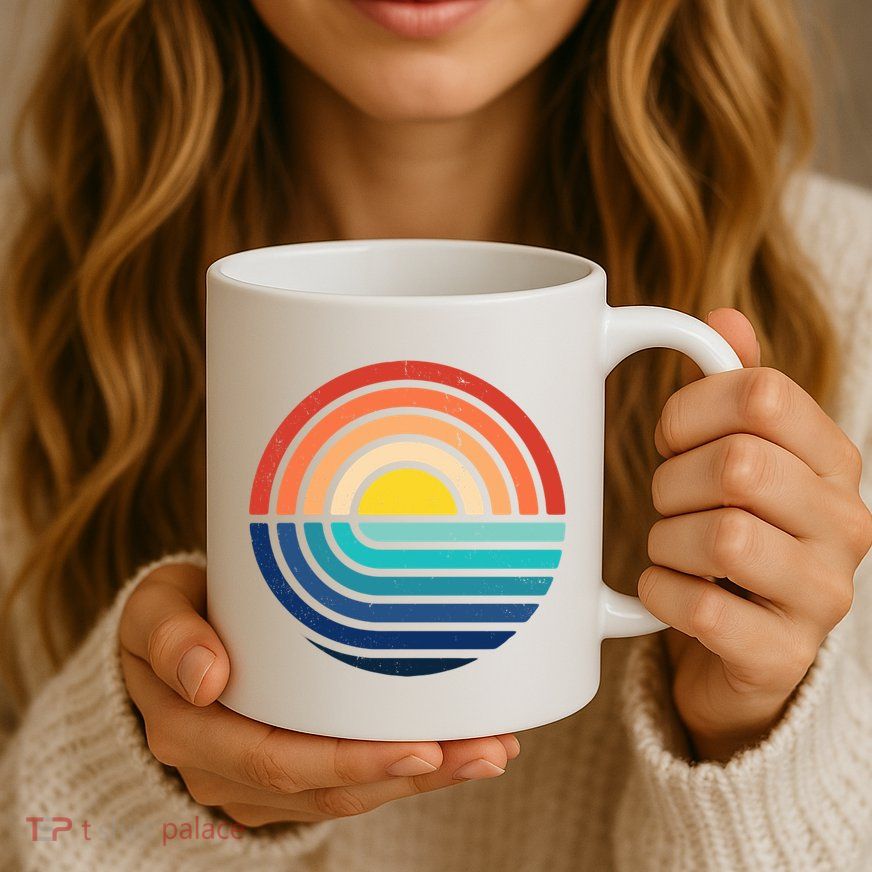 Sunset Retro Waves Mug