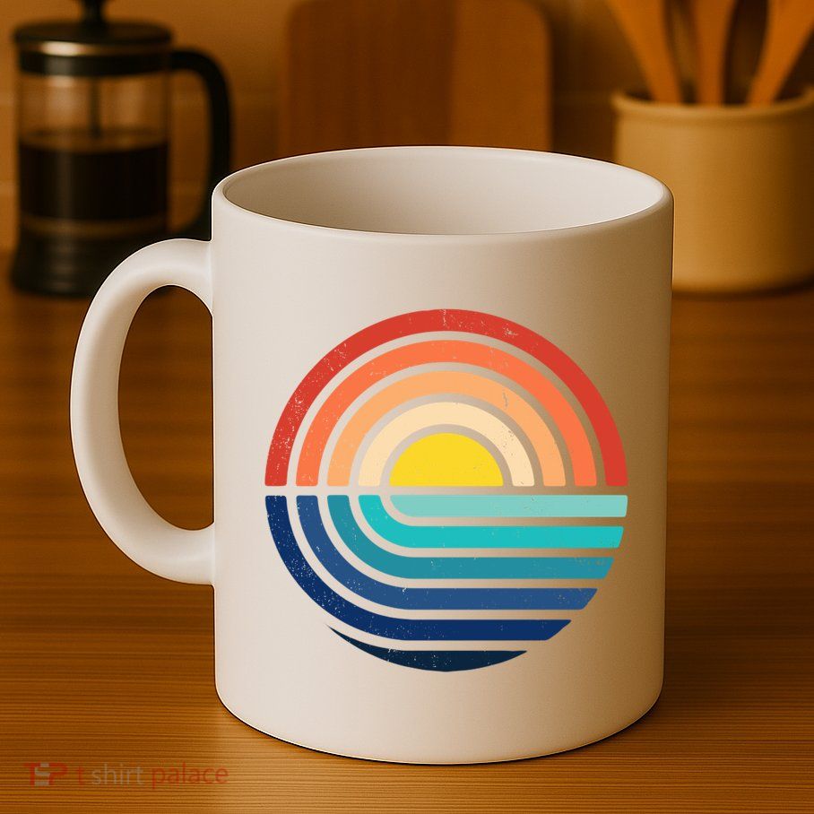 Sunset Retro Waves Mug