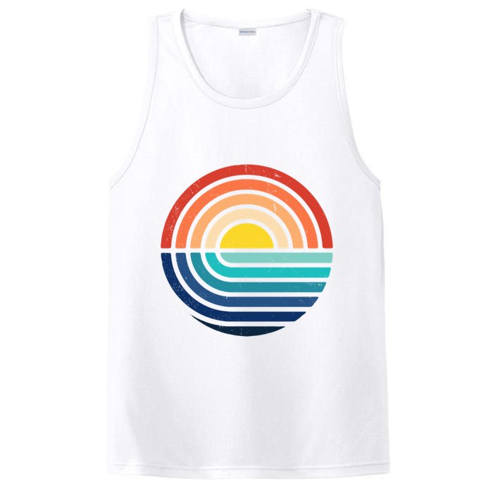 Sunset Retro Waves PosiCharge Competitor Tank