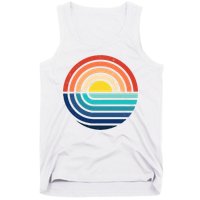 Sunset Retro Waves Tank Top