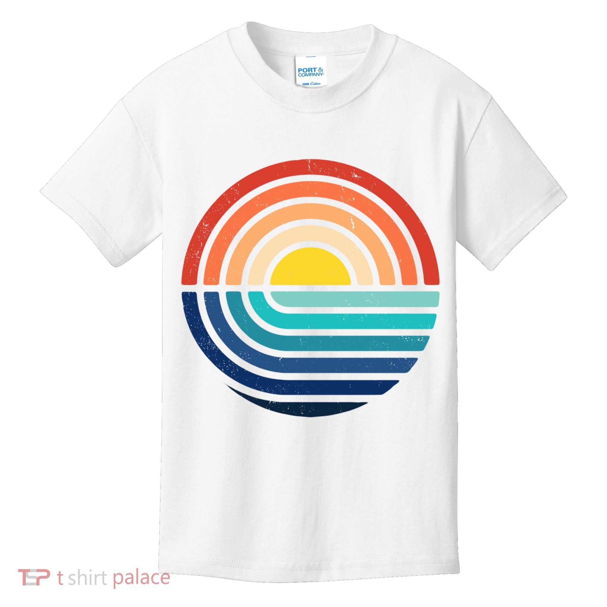 Sunset Retro Waves Kids T-Shirt